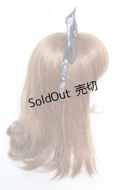 画像3: ALICE and the PIRATES / Kitten's Wonder Night Tea Party柄カチューシャ  紺 Y-25-12-12-100-PA-AC-SZ-ZY