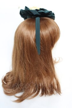 画像3: metamorphose / 無地円形フリルカチューシャ  グリーン Y-25-12-12-101-ME-AC-SZ-ZY