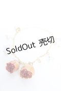 axes femme / 薔薇×パールブレスレット  ゴールド Y-25-12-12-012-AX-AC-SZ-ZY