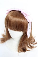 Amavel / ぱっちんリボンカチューシャ  ラベンダー Y-25-12-12-113-CA-AC-SZ-ZY