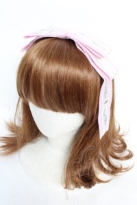 Amavel / ぱっちんリボンカチューシャ  ラベンダー Y-25-12-12-113-CA-AC-SZ-ZY