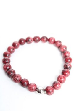 画像1: NieR Clothing / ビーズブレスレット  赤 Y-25-12-12-014-PU-TO-SZ-ZY