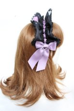 画像3: axes femme Kawaii / ハロウィンナイトカチューシャ F 黒 Y-25-12-12-121-AX-AC-SZ-ZT635 (3)