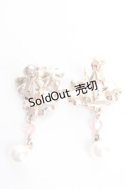 画像2: axes femme / ラビット×フラワーイヤリング  ゴールド Y-25-12-12-015-AX-AC-SZ-ZY