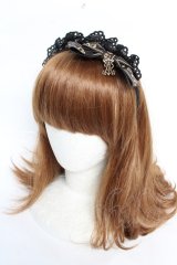 ALICE and the PIRATES / Cafe timeカチューシャ  黒 Y-25-12-12-124-PA-AC-SZ-ZY