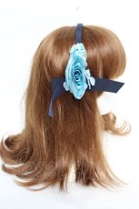 画像2: Innocent World / 紫陽花と薔薇のカチューシャ - ブルー Y-25-12-12-125-IW-AC-SZ-ZT635 (2)