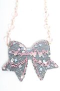 Angelic Pretty /  ときめきリボンネックレス  黒 Y-25-12-12-002-AP-AC-SZ-ZY
