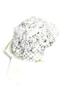 PINK HOUSE / ギンガムフラワーモチーフコサージュ   Y-25-12-12-028-LO-AC-SZ-ZY