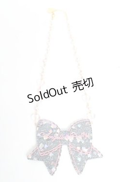 画像3: Angelic Pretty /  ときめきリボンネックレス  黒 Y-25-12-12-002-AP-AC-SZ-ZY