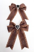 DearMyLove / 大好き推しリボンクリップ  チョコ Y-25-12-12-030-EL-AC-SZ-ZY