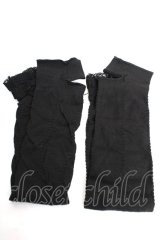 PUNK / ラメ入りアームカバー  黒 Y-25-12-12-034-PU-ZA-SZ-ZY