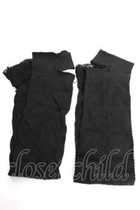 PUNK / ラメ入りアームカバー  黒 Y-25-12-12-034-PU-ZA-SZ-ZY