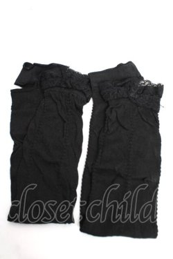 画像2: PUNK / ラメ入りアームカバー  黒 Y-25-12-12-034-PU-ZA-SZ-ZY