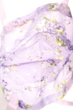 画像3: PINK HOUSE / Little Violet柄巾着バッグ  ラベンダー Y-25-12-12-035-LO-BG-SZ-ZY