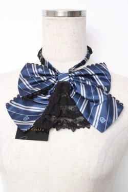 画像1: ATELIER PIERROT / ハリー・ポッター レースフリルリボンタイ  レイブンクロー（ブルー） Y-25-12-12-038-EL-ZA-SZ-ZY