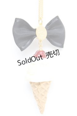 画像2: Q-pot. / チェリーホイップアイスネックレス   Y-25-12-12-003-QP-AC-SZ-ZY