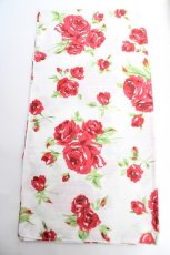 画像1: Jane Marple / English Rosesスカーフ  オフ×ローズ Y-25-12-12-049-JM-ZA-SZ-ZT649 (1)