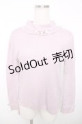 axes femme / バラボトルネックプルオーバー  ピンク Y-25-12-13-037-AX-TO-SZ-ZI
