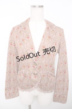 画像1: axes femme / 花柄ジャケット  ピンク Y-25-12-13-039-AX-JA-SZ-ZS