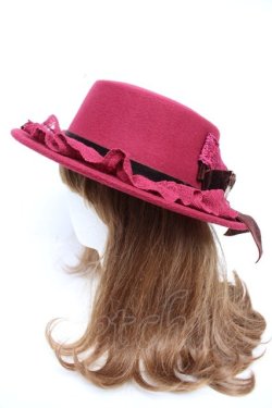 画像3: axes femme / ローズブーケフェルトカンカン  ワイン Y-25-12-13-005-AX-AC-SZ-ZY