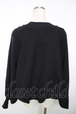 画像2: axes femme / ニットタンク×2WAYニット F 黒 Y-25-12-13-044-AX-TO-SZ-ZY