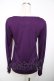画像2: axes femme / 袖口ボタンインナープルオーバー  パープル Y-25-12-13-049-AX-TO-SZ-ZY (2)