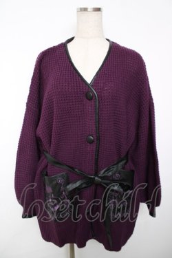 画像1: axes femme / ディズニーヴィランズ/カーディガン M 紫 Y-25-12-13-058-AX-TO-SZ-ZY
