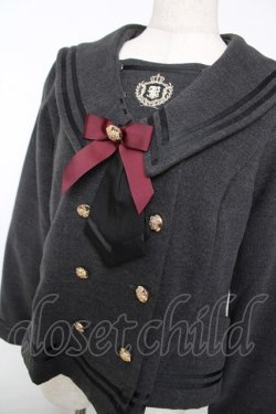 画像3: Amavel / クラウンエンブレセーラーポンチョコート F グレー Y-25-12-13-073-CA-CO-SZ-ZY