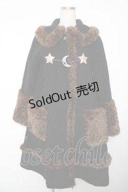 画像1: MILK / オーバー・ザ・レインボーコート  黒 Y-25-12-13-074-ML-CO-AS-ZY