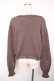 画像2: m petit by misako / リボンニットボレロ 3L 茶 Y-25-12-13-075-LO-TO-SZ-ZY (2)