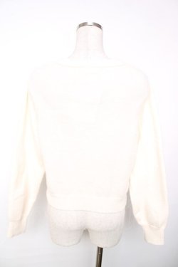 画像2: m petit by misako / バラ刺繍ニットカーディガン  キナリ Y-25-12-13-076-LO-TO-SZ-ZY