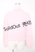 HONEY MI HONEY / バックオープンニット F ピンク Y-25-12-13-078-LO-TO-SZ-ZY