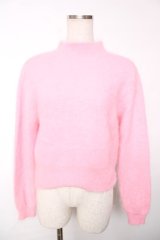 HONEY MI HONEY / バックオープンニット F ピンク Y-25-12-13-078-LO-TO-SZ-ZY