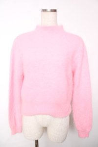 HONEY MI HONEY / バックオープンニット F ピンク Y-25-12-13-078-LO-TO-SZ-ZY