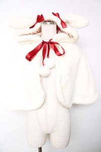BABY, THE STARS SHINE BRIGHT / Alice Red&Blackケープ  アイボリー Y-25-12-13-081-BA-JA-SZ-ZY