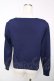 画像2: WC / アーガイル長袖カーデ F 紺 Y-25-12-13-083-LO-TO-SZ-ZY (2)