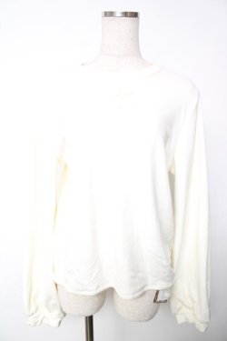 画像1: Amavel / ベロアチャイナトップス F アイボリー Y-25-12-13-089-CA-TO-SZ-ZY