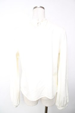 画像2: Amavel / ベロアチャイナトップス F アイボリー Y-25-12-13-089-CA-TO-SZ-ZY