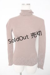 Emily Temple cute / ハイネックリブニット  ブラウン Y-25-12-13-091-ET-TO-SZ-ZY