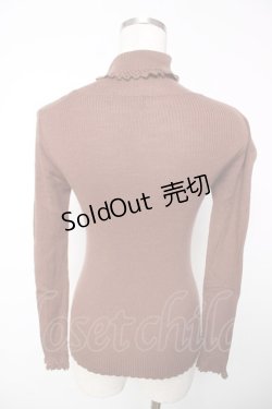 画像2: Emily Temple cute / ハイネックリブニット  ブラウン Y-25-12-13-091-ET-TO-SZ-ZY