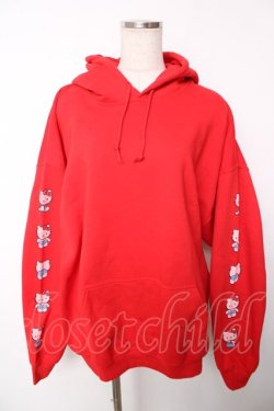 画像1: Candy Stripper / LINGERIE HELLO KITTY HOODIE 2 レッド Y-25-12-13-096-PU-TO-SZ-ZY