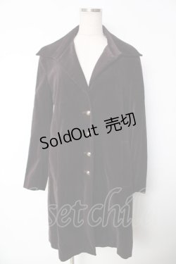 画像1: Jane Marple Dans Le Salon / 別珍コート M パープル Y-25-12-13-101-JM-CO-SZ-ZY