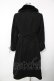 画像2: axes femme / ファー襟フィッシュテールコート  黒 Y-25-12-13-104-AX-CO-SZ-ZY (2)