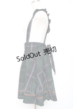 画像3: Amavel / サスペンダーチェックスカート M グリーン Y-25-12-13-108-CA-SK-SZ-ZY