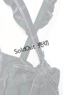 画像4: Amavel / サスペンダーチェックスカート M グリーン Y-25-12-13-108-CA-SK-SZ-ZY