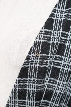 画像5: axes femme POETIQUE / ベルト付きチェックジャンパースカート M 黒 Y-25-12-13-110-AX-OP-SZ-ZY