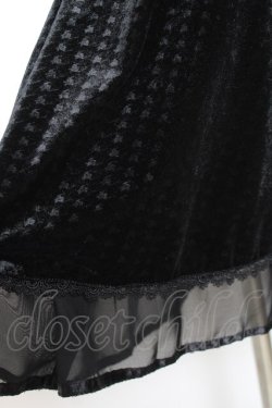 画像5: axes femme / ベロアサーキュラーチュニック M 黒 Y-25-12-13-111-AX-OP-SZ-ZY