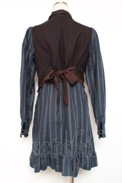 画像2: axes femme / ベストドッキングストライプワンピース M グリーン Y-25-12-13-115-AX-OP-SZ-ZY