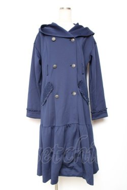 画像1: axes femme / ティアードコーディガン M 紺 Y-25-12-13-117-AX-JA-SZ-ZY