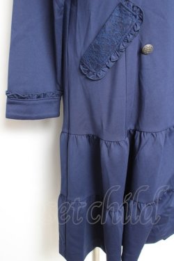 画像4: axes femme / ティアードコーディガン M 紺 Y-25-12-13-117-AX-JA-SZ-ZY